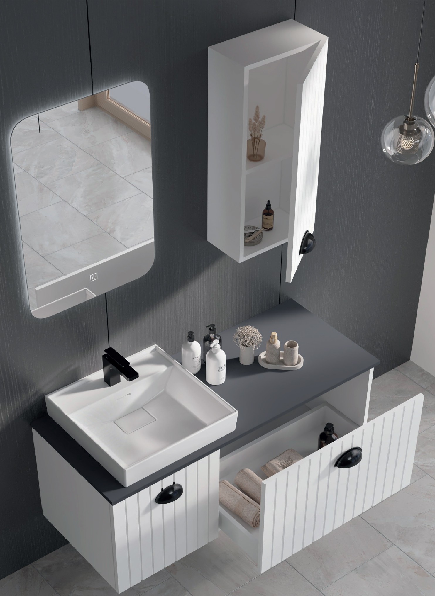 maryfass lacquer bathroom cabinet vanity manufacturer in turkey