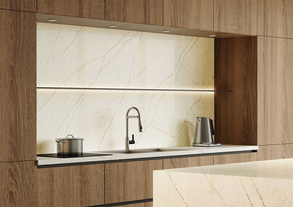 calacatta quartz countertop slab factory in turkey