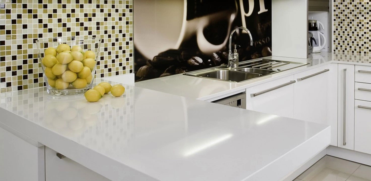 super white quartz countertop slab factory in turkey
