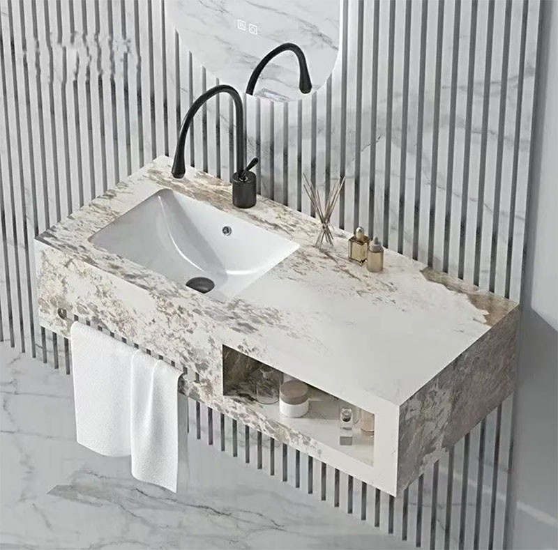 porcelain granit bathroom cabinet vanity manufacturer in turkey 