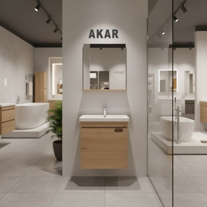 Akar pvc bathroom cabinet vanity