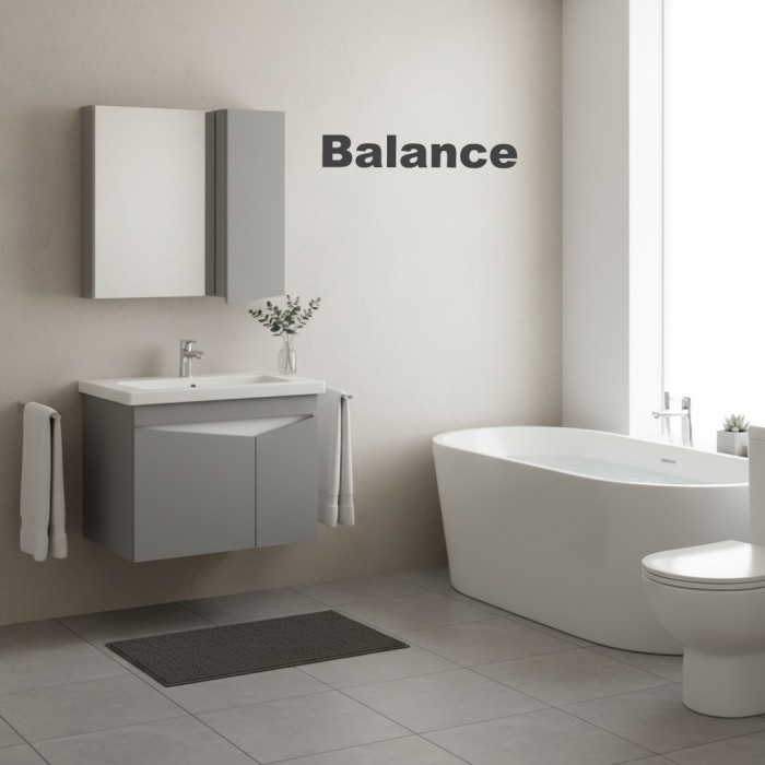 Balance pvc bathroom cabinet vanity
