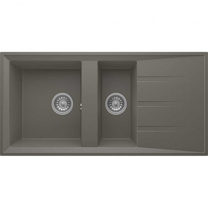 BS 100503 Maryfass double bowl kitchen quartz sink
