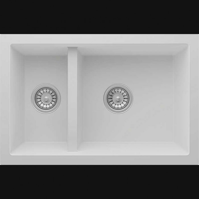BS 70460 Maryfass double bowl kitchen quartz sink