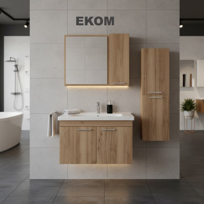 Ekom80 pvc bathroom cabinet vanity