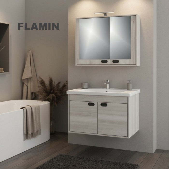 Flamin80 pvc bathroom cabinet vanity