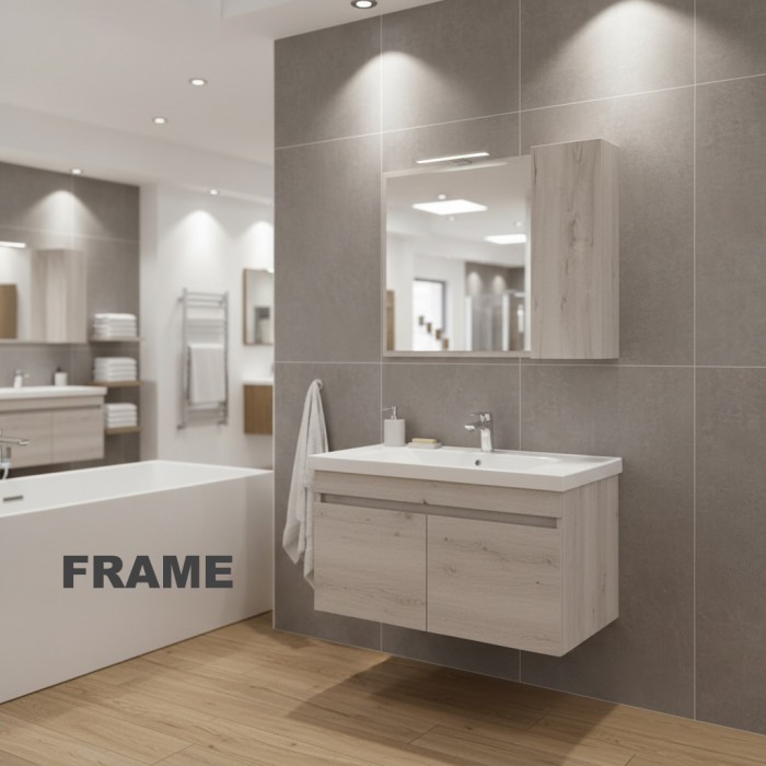 Frame80 pvc banyo dolabı