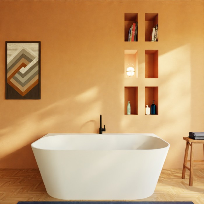 Gemini XL Solid Surface Freestanding Bathtub