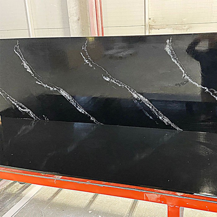 MP-V108 Panta Black Modified Marble Solid Surface