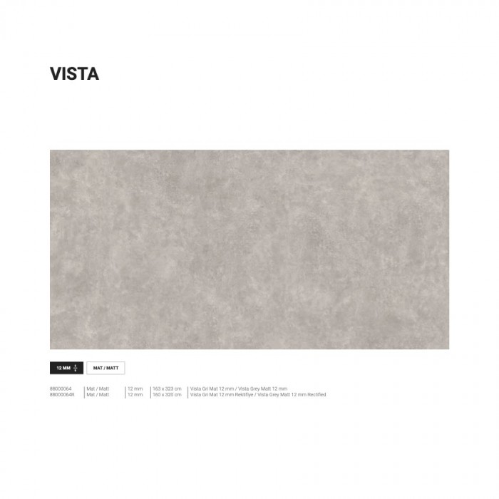 Vista Gray Porcelain Slab